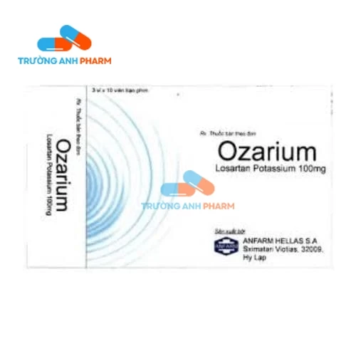 Ozarium 100mg - Thuốc điều trị tăng huyết áp mức độ từ nhẹ